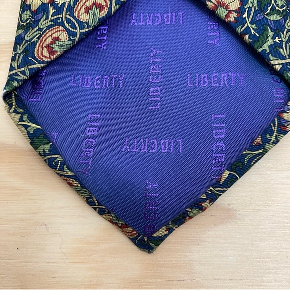 Liberty of London William Morris Tana Lawn Lodden Fabric - Etsy Vintage Liberty of London Tana Lawn Silk Tie William Morris Lodden Pattern